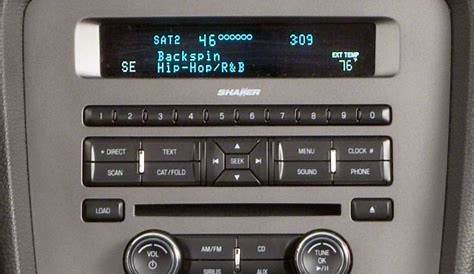 2010 ford mustang stereo
