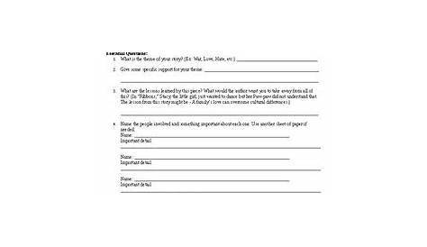 Expository Writing Worksheet by THRIVEducation | TpT