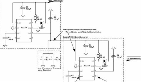 capacitor discharge circuit schematic