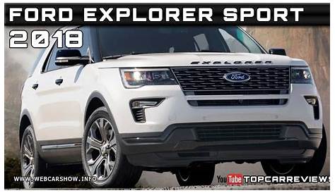 2018 Ford Explorer Sport Review Rendered Price Specs Release Date - YouTube