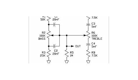 passive tone control circuit diagram