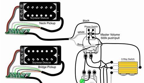 Unique Wiring Schematic for Gibson Les Paul | Wiring diagram, Guitar