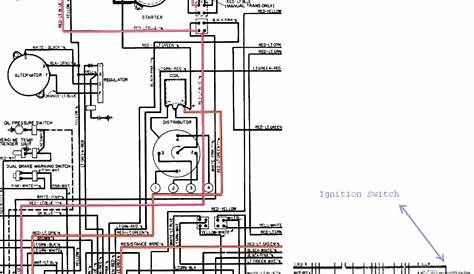 ford pinto starter motor wiring diagram