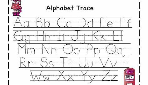 traceable alphabet worksheets pdf