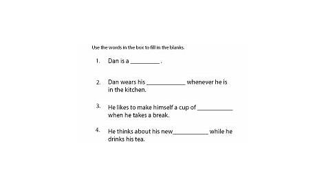 worksheets to teach english