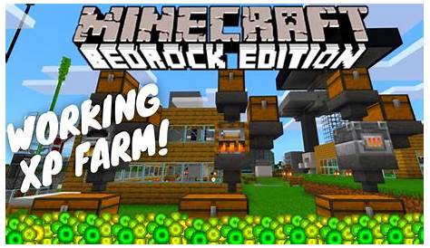 Easy XP Farm Minecraft Bedrock - YouTube