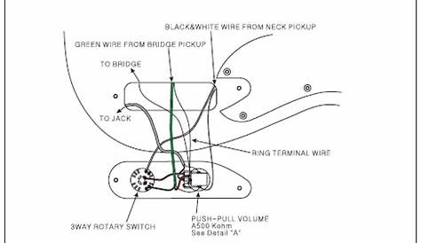FENDER Squier 51 032-5100 Wiring Diagram Schematic – Electronic Service