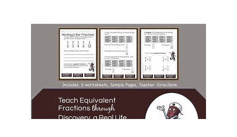 hershey bar fraction worksheet