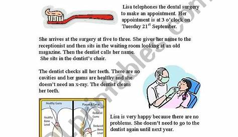 A visit to the dentist - ESL worksheet by Apodo