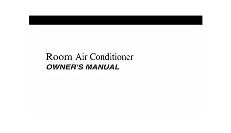 Beko ROOM AIR CONDITIONER Owner`s manual | Manualzz