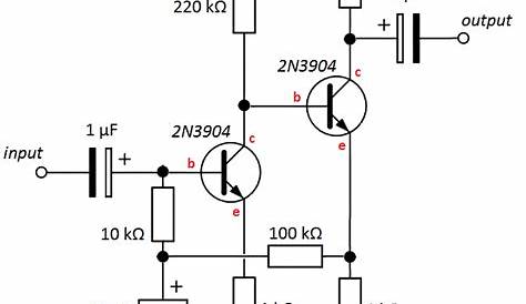 transistor amplifier circuit diagram