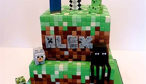 images of minecraft birthday cakes