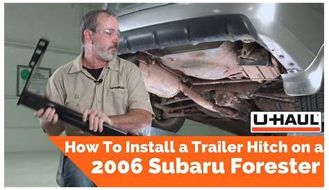 installing a trailer hitch on subaru forester
