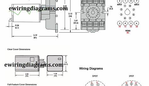 8 Pin Relay Base Wiring Diagram - DPDT Relay Diagram