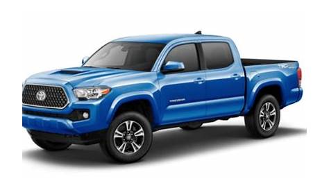 2018 Toyota Tacoma available exterior paint color options