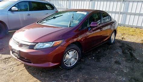2012 HONDA CIVIC LX for Sale | ON - LONDON - Vehicle at Copart Canada