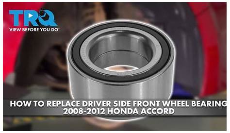 How to Replace Wheel Bearing 2008-2012 Honda Accord - YouTube