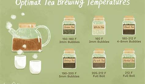 Tea Brewing Water Temperature Guide