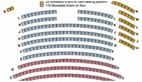center for the arts seating chart