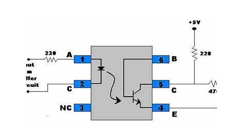 Internal circuit of Opto-isolator. Above fig.4 shows the internal