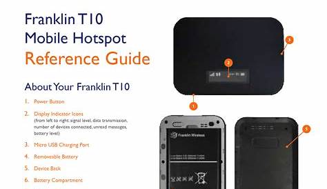 franklin t10 mobile hotspot manual