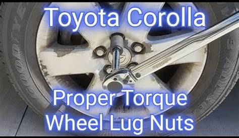 How To Torque Wheel Lug Nuts On A 2003 2004 2005 2006 2007 2008 Toyota