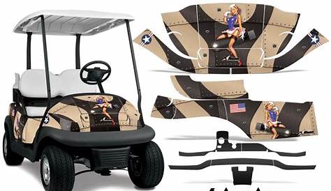 Club Car Precedent Golf Cart Graphics 2008-2013. Wrap kits in over 40