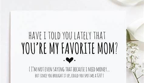 printable funny mothers day cards