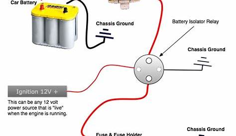 dual battery isolator schematic