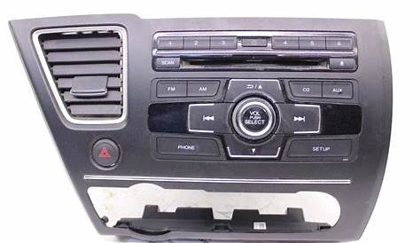 RADIO Honda Civic 2013 13 2014 14 2015 15 - 923882 – Tom's Foreign Auto