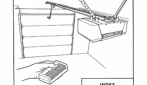 sears craftsman garage door opener manual