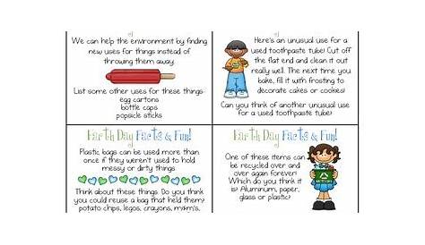 FREE Earth Day Facts & Fun Task Cards by SunnyDays | TpT