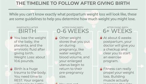 Postpartum Weight Loss Timeline (and Downloadable Chart) – Wild Simple Joy