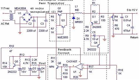 12v switching power supply schematic