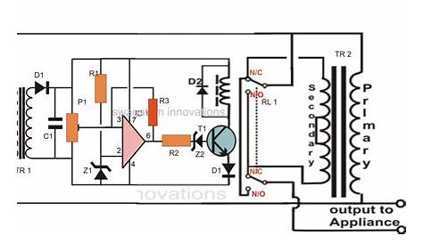 circuit diagram of servo stabilizer