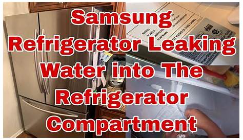 Samsung Rf18hfenbsr Leaking Water - refrigerator with no freezer