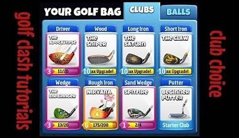 golf rival club upgrade chart