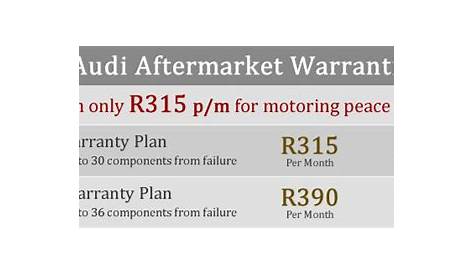 audi extended warranty for used cars