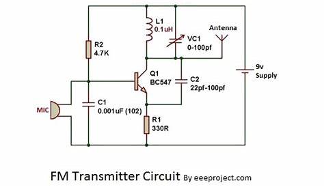 fm radio circuit diagram