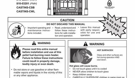 Quadra-Fire 810-02901 Owner's manual | Manualzz