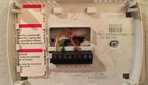 Wiring Up A Thermostat / Thermostat Wiring Colors and Tags - Submit