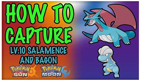 How to Capture Level 10 Salamence and Bagon - Pokemon Sun and Moon