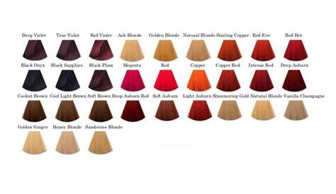 hicolor hilights color chart