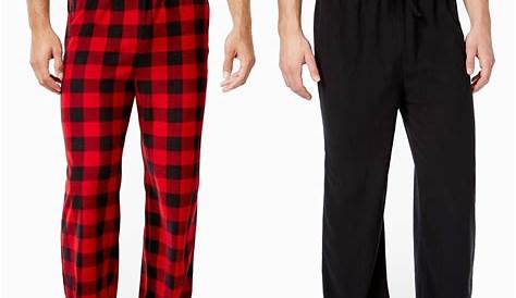 2 Pairs for $12: Men's Fleece Patterned Pajama Pants | Mens fleece