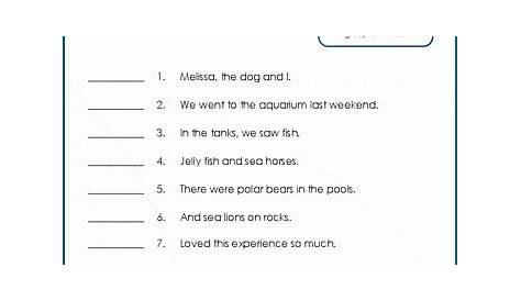 sentence or fragment worksheets