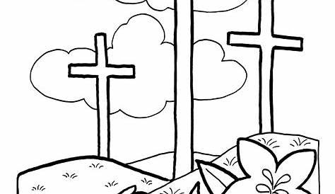 EASTER COLOURING: RELIGIOUS EASTER COLORING PAGES