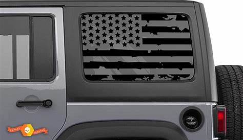 american flag decals for jeep wrangler