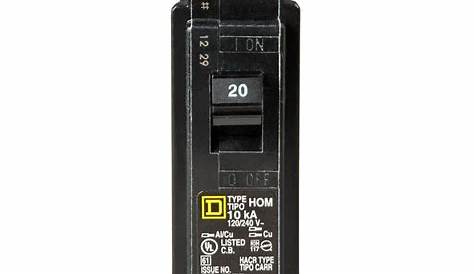 Square D Homeline 20 Amp Single-Pole Circuit Breaker-HOM120CP - The