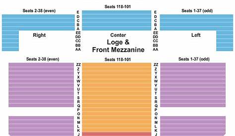 gershwin theater nyc seating chart