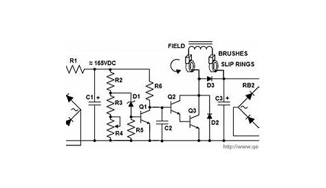 diesel generator avr circuit diagram